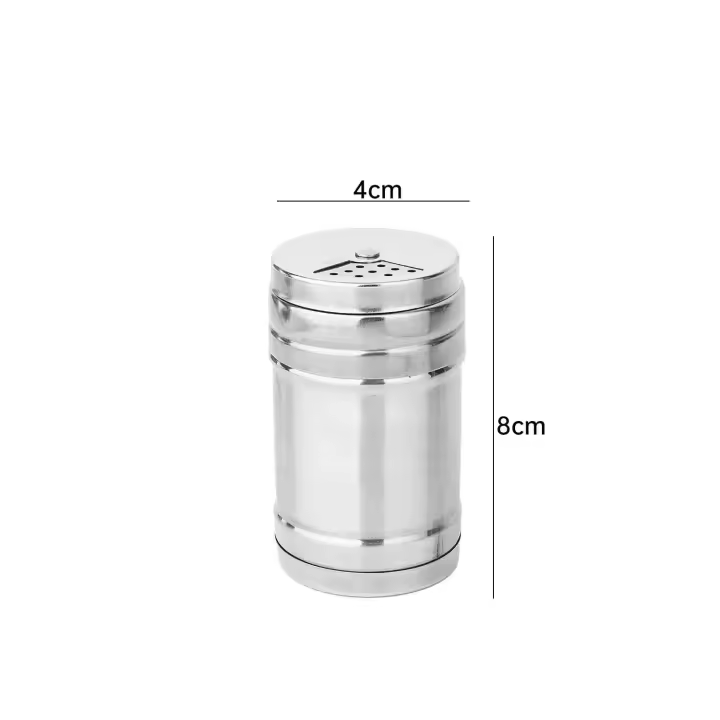 Botella de pimienta de acero inoxidable, máquina de cóctel con tapa giratoria, tarro de condimento, utensilios de cocina - 1