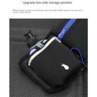 1pc Sports Waist Bag Reflective Strip Design Running Phone Pocket Waterproof Gym Bags Hold Water Bottle Belt with Kettle - details 5