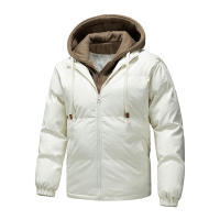 Ropa de algodón con capucha para hombre, abrigos sencillos a prueba de viento, Parkas gruesas para mantener el calor, Invierno - details 3