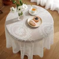 La boda está decorada con un mantel pastoral blanco Ense, elegantes volantes de flores europeas, fundas decorativas para el - details 8