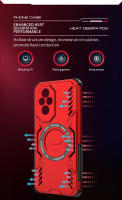 TPU+PC Funda de Disipación Fundas para Teléfonos Móviles para Honor Lite, Pro, 200 Cubierta Trasera Magnética - details 4