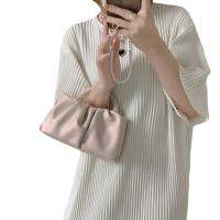 Bolso 2025 nueva moda de moda redonda perla portátil plisado nube bolsa nicho temperamento hombro bolsa de mensajero - details 7
