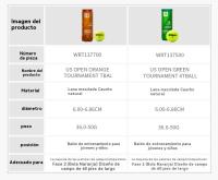 Pelotas de Tenis Wilson de Baja Presión para Entrenamiento Profesional - Pack de 3 Unidades Resistentes al Desgaste para Niños - details 10