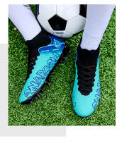 Zapatos de fútbol TF/FG para hombre, botas de fútbol de tobillo alto para niños pequeños, hierba antideslizante para exteriores, zapatillas de entrenamiento Multicolor, nuevas - details 17