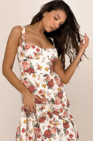 Nuevo vestido de verano para mujer, largo medio, floral picante, con espalda expuesta y tirantes sin mangas, para mujer en verano - details 5
