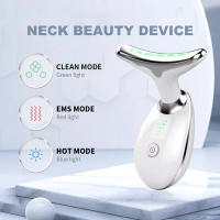 Masajeador Facial EMS Antiarrugas 3 LED 3 Modos Cuidado de la Piel del Cuello - details 5