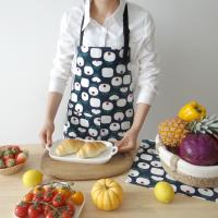 Delantal de trabajo, delantales ajustables de Chef y camarero con bolsillos, delantales de cocina estampados, delantal de cocina de algodón sin mangas, Picnic - details 6