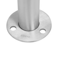 Poste medio de barandilla de vidrio de acero inoxidable de 110 cm para villas, balcones y escaleras - details 3