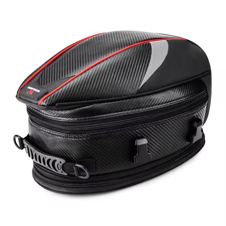 Bolsa Trasera de Motocicleta WOSAWE 18-24L Carcasa Dura Impermeable Bolsa de Asiento Trasero para Casco de Moto Equipaje de Viaje Fuera de Carretera - 1