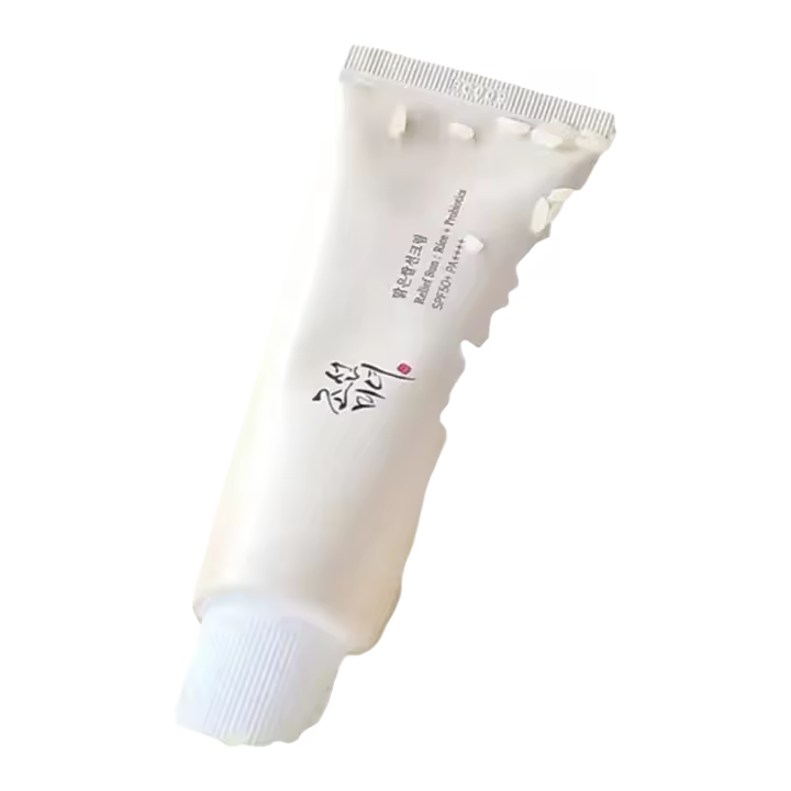 Crema Blanqueadora de Piel con Bloqueador Solar de Arroz Coreano Probiótico SPF50+ - 1