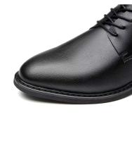 Zapatos formales de cuero informales para hombre, antideslizantes de goma sólida, suela suave y cómoda, fibra ultrafina de negocios - details 7