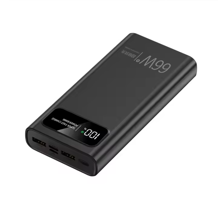 Powerbank (batería externa) 50000mAh 66W carga rápida ultrafino/portátil/exterior/indicador de batería LED tipo C * 1 + USB * 2 - 1
