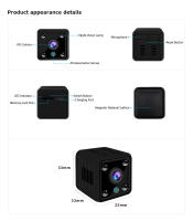 Minicámara IP X6 con Wifi, videocámara deportiva HD 1080P, inalámbrica, vigilancia de seguridad, batería integrada, visión nocturna, microcámaras inteligentes para el hogar - details 7