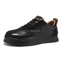Nuevos zapatos premium negros originales de alta calidad para hombres, zapatos deportivos casuales de cuero de diseño italiano a la moda, zapatos calientes de bajo precio - details 2