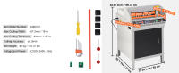 SucceBuy Cortadora de papel de 18" y 450 mm, cortadora eléctrica de alta resistencia para uso en oficina - details 5