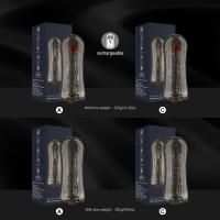 Taza masturbadora masculina automática, vibración, mamada, succión de pene, máquina vibradora, silicona transparente, Coño suave, Vagina, Juguetes sexuales, productos para adultos para hombres - details 8