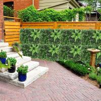 Decoración artificial nacional y de la selva del hogar, plantas falsas, césped colgante, panel de pared verde, valla de jardín, 60x40cm - details 0
