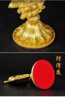 Productos de estilo tibetano, cobre puro, siete tesoros, muebles para el hogar, adornos auspiciosos de escritorio, oficina para laicos - details 3