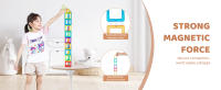 SucceBuy Azulejos magnéticos, 123 piezas para niños, juego de construcción con extras, juguetes STEM para mayores de 5 años - details 1