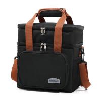 Bolsa de Almuerzo Cruzada de Doble Capa de Gran Capacidad Aislamiento Térmico Impermeable - details 4