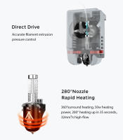 Impresora 3D inteligente de alta velocidad Flashforge Adventurer 5M Pro 600 mm/s Estructura Core XY Apagado automático Impresión suave y silenciosa - details 4