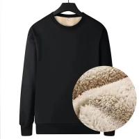 Sudadera gruesa con forro polar para hombre, nuevo estilo de invierno, holgada, cálida, deportiva, para hombres jóvenes - details 11