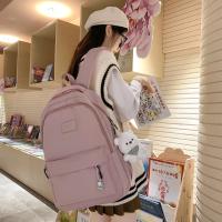 Mochila impermeable de alta capacidad para mujer, morral escolar para ordenador portátil, bonita bolsa de viaje para libros, a l - details 9