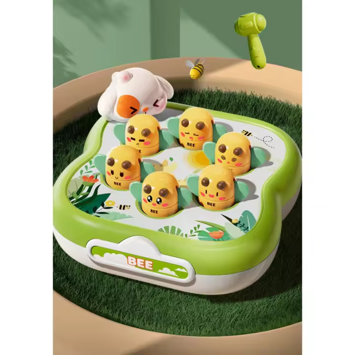 Juguete Educativo para Bebés Martillo de Peluche con Sonido de Percusión Lindo Animal - 1