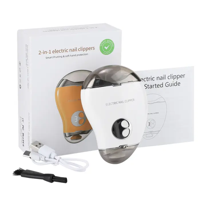 Cortaúñas Eléctrico Multifuncional Control de Longitud Pulido de Uñas Manicura Automática para Niños y Adultos - 1