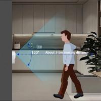 Luz LED nocturna para interiores con Sensor de movimiento, luces con pilas para pasillo, escalera, baño, armario y dormitorio - details 15