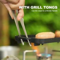 FireMaple - Juego de mini platos para barbacoa, antiadherente, grueso, resistente al calor, multifuncional, para acampar al aire libre - details 3