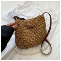 Bolso de estilo bohemio cruzado para mujer, bolso de hombro tejido a mano para vacaciones en la playa - details 10