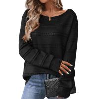 Suéteres de punto para mujer de otoño, jerséis sueltos, tops de punto para mujer - details 4