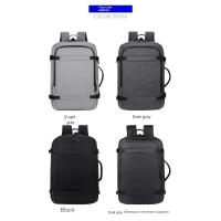 Mochila de viaje USB 40LExpandable, bolsas de transporte aprobadas por vuelo para aviones, mochila duradera resistente al agua de 17 pulgadas para hombres - details 2