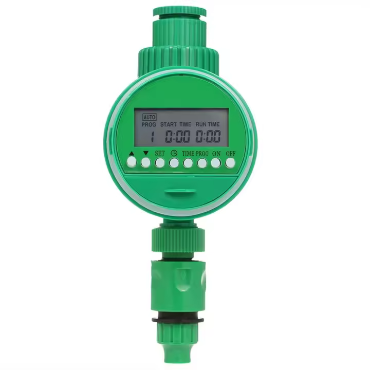 Manguera de grifo, aspersor temporizador de agua para jardín, controlador Digital programable sistema de sincronización de riego manual automático para el hogar y el jardín - 1