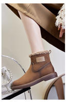 Nuevas botas de nieve de terciopelo cálidas botas de mujer botas cortas casuales versátiles - details 14