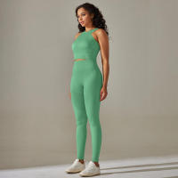 Conjunto de Yoga sin Costuras Conjunto Deportivo de Gimnasio de Tres Piezas - details 20