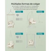 Silla Colgante Grande y Gruesa Ideal para Dormitorio, Balcón, Jardín, Sala de Estar - details 12