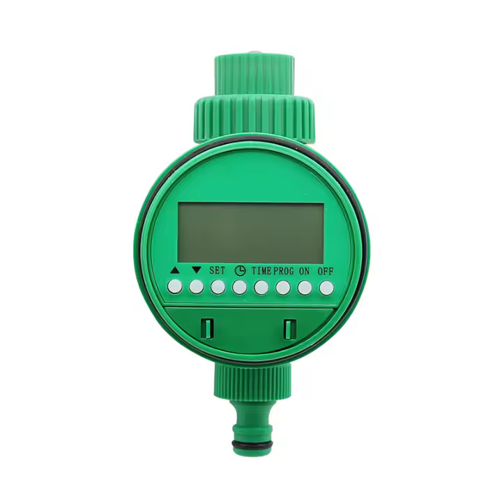 Pantalla LCD electrónica automática, válvula solenoide para el hogar, temporizador de agua, sistema de controlador de riego de plantas de jardín, 1 unidad - 1