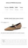 Nicho luz de lujo zapatos de las mujeres nueva primavera y otoño de piel de oveja francesa Mary Jane zapatos de las mujeres de tacón bajo poco profundo de la boca solo zapatos puntiagudos planos - details 1