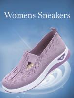 Zapatos de tenis deportivos transpirables de verano para mujer, zapatos planos casuales ligeros sin cordones, zapatos cómodos antideslizantes para caminar para mujer - details 2