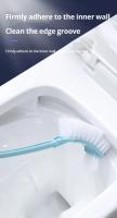 Cepillo de Inodoro de Doble Cabeza Cepillo de Limpieza de Baño de Pelo Suave - details 2