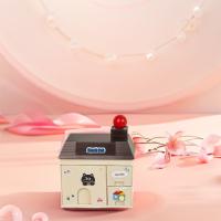 Bonito soporte desmontable para bolígrafos de casa pequeña, caja de almacenamiento de escritorio Kawaii de plástico, contenedor de artículos diversos para escritorio, maquillaje - details 6