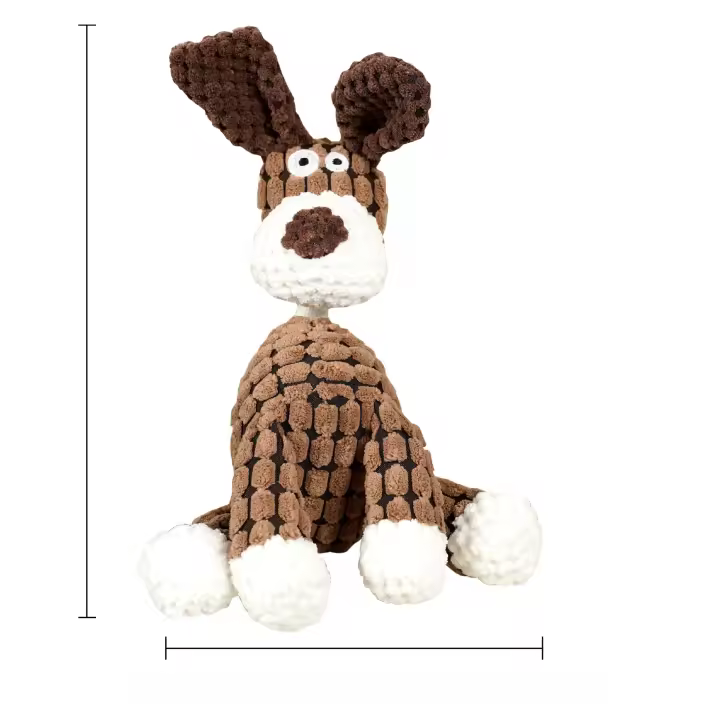 Juguete de Mordedura de Algodón para Mascotas Duradero Interacción de Sonido de Peluche para Gatos y Perros - 1