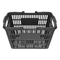 Cesta de plástico, asa portátil con capacidad de 80kg, condimento de cocina plegable, organizador de baño, carrito de compras - details 2