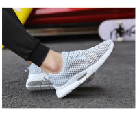 Zapatillas de correr de malla transpirable para hombre, zapatos deportivos de amortiguación suave, zapatillas cómodas para caminar a diario, zapatos de tenis al aire libre, Verano - details 15