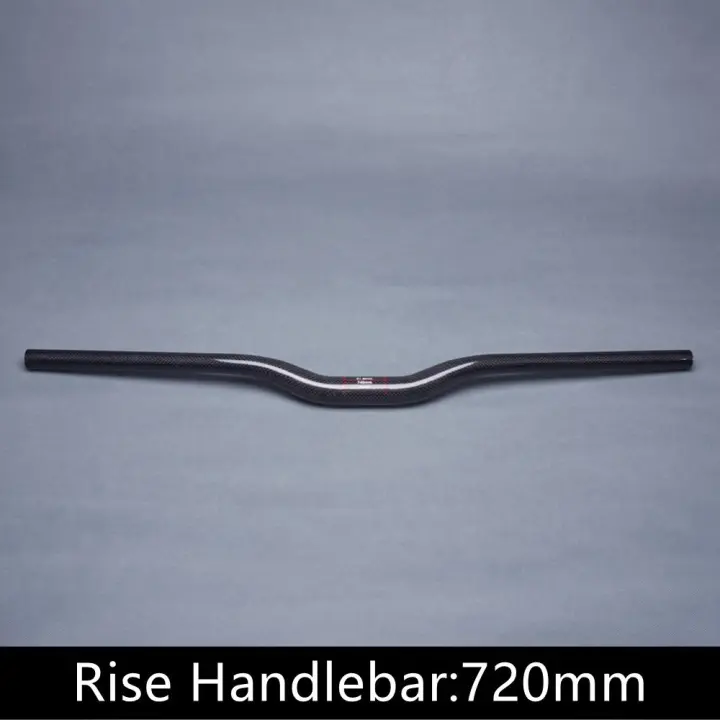 Manillar de Bicicleta MTB de Fibra de Carbono 3K Brillante Ancho de 580mm-760mm Diámetro de 31.8mm - 1