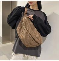 Riñonera de gran capacidad para mujer, bolsos de hombro tipo bandolera, riñonera informal, bolso sencillo para teléfono, riñonera de pana, bolso de plátano para mujer - details 20