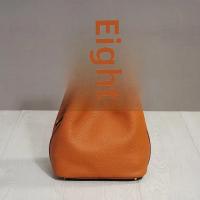 Moda cuero genuino kraft bolsa de almuerzo, bolsa de cubo boca, canasta de comida - details 9