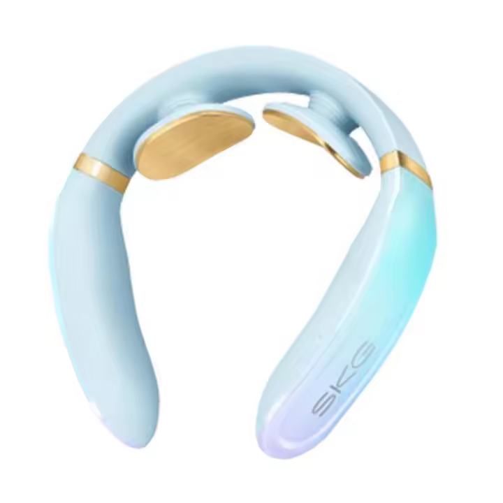 Masajeador de cuello Bluetooth SKG K6 Edición internacional Azul claro - 1